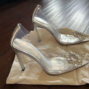 Women’s Good American clear heels